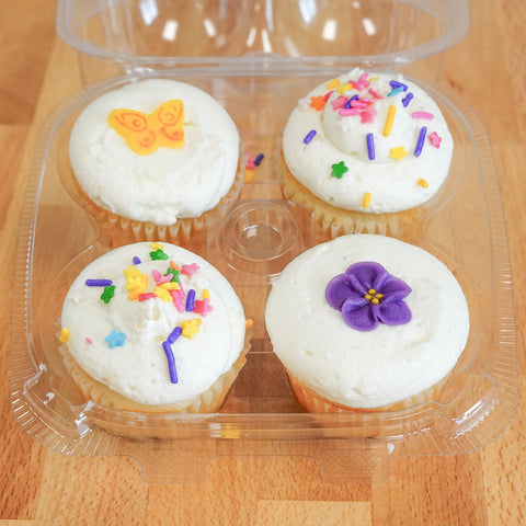 4-Pack Spring Cupcakes
