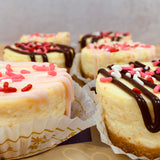 Mini Valentine's Cheesecakes