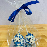 Blue-White Cake Pops